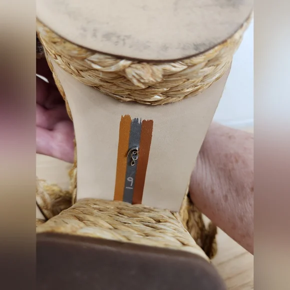 Sam edelman Iliana Heeled Sandals Womens 9 Espadrille Ankle Strap Platform Shoes - Picture 10 of 11